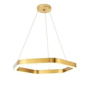 Chatelet Hexagon Gold Chandelier – Modern Statement Lighting